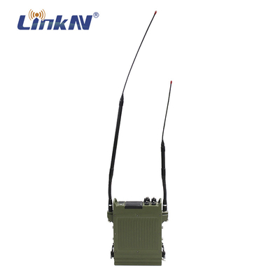 PDT/DMR মিলিটারি পোর্টেবল রেডিও 50-70km MIL-STD-810 VHF UHF ডুয়াল ব্যান্ড 15W 25W