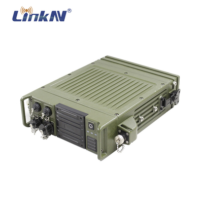 PDT / DMR মিলিটারি পোর্টেবল রেডিও 50-70km MIL-STD-810 VHF UHF ডুয়াল ব্যান্ড 15W 25W