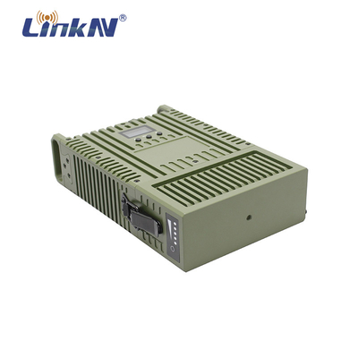 LKAV3516 ট্যাকটিক্যাল ভিডিও ডেটা 4W 30KM MIMO 4G GPS/BD PPT ওয়াইফাই আইপি মেশ FHSS রেডিও