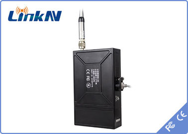 LKAVE1508 ম্যানপ্যাক ভিডিও ট্রান্সমিটার COFDM HDMI &amp; CVBS উচ্চ নিরাপত্তা AES256 এনক্রিপশন লো লেটেন্সি ব্যাটারি চালিত