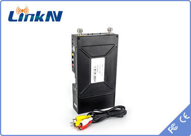 LKAV1506 দেহ-পরিহিত পুলিশ ভিডিও ট্রান্সমিটার COFDM QPSK HDMI &amp; CVBS H.264 নিম্ন বিলম্ব AES256 এনক্রিপশন