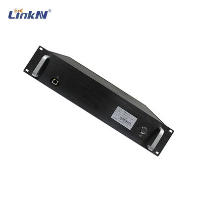 LKAV1707 সামরিক পুলিশ 43dBm উচ্চ ক্ষমতা 2U COFDM ভিডিও ট্রান্সমিটার HDMI/SDI CVBS AES256 300-2700MHz কাস্টমাইজযোগ্য