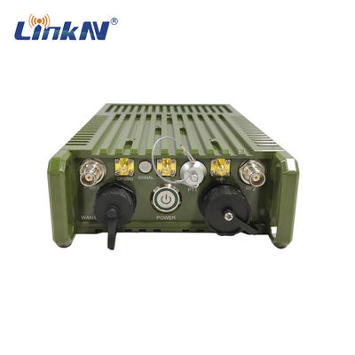 LKAV3516 ট্যাকটিক্যাল ভিডিও ডেটা 4W 30KM MIMO 4G GPS/BD PPT ওয়াইফাই আইপি মেশ FHSS রেডিও