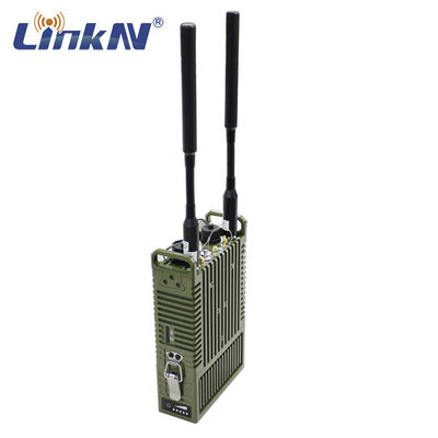 LKAV3516 ট্যাকটিক্যাল ভিডিও ডেটা 4W 30KM MIMO 4G GPS/BD PPT ওয়াইফাই আইপি মেশ FHSS রেডিও
