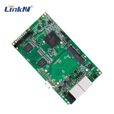অর্থনীতি কৌশলগত আইপি মেষ রেডিও ই এম মডিউল 5GHz 1W MIMO AES এনক্রিপশন ডিসি 7V-48V হালকা ওজন