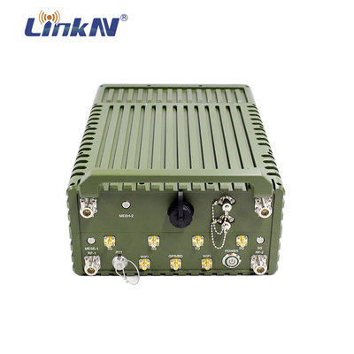 LKAV3703 580MHz 1.4GHz আইপি Mesh রেডিও ডিভাইস ট্যাকটিকাল ডুয়াল ব্যান্ড AES এনক্রিপশন DC 24V
